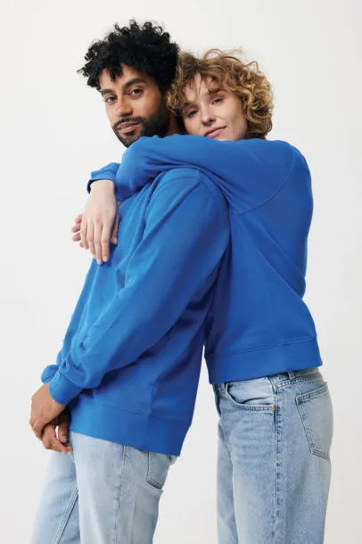  Iqoniq Etosha lightweight recycled cotton crew neck - iqoniq Kraljevski plava