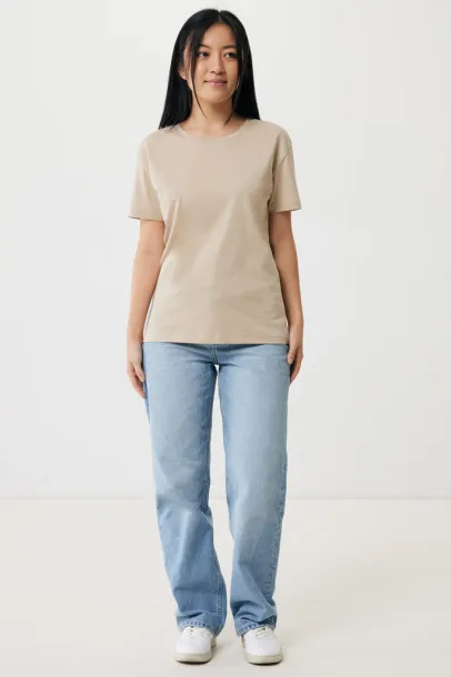  Iqoniq Yala women lightweight recycled cotton t-shirt - iqoniq brown 