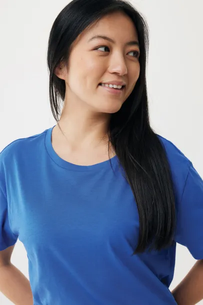  Iqoniq Yala women lightweight recycled cotton t-shirt - iqoniq Kraljevski plava