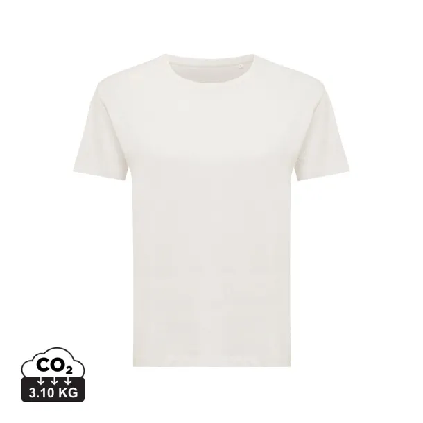  Iqoniq Yala women lightweight recycled cotton t-shirt - iqoniq ivory white 