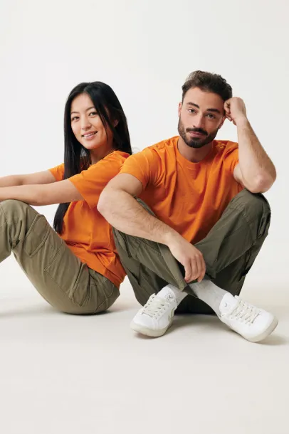  Iqoniq Sierra unisex lagana majica od recikliranog pamuka - iqoniq Narančasta