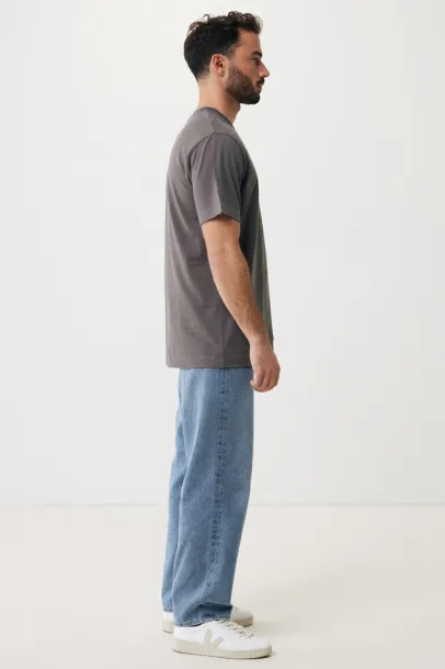  Iqoniq Kakadu relaxed recycled cotton t-shirt - iqoniq anthracite