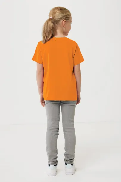  Iqoniq Koli kids lightweight recycled cotton t-shirt - iqoniq orange 