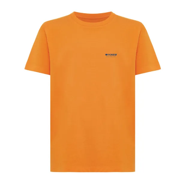  Iqoniq Koli kids lightweight recycled cotton t-shirt - iqoniq orange 