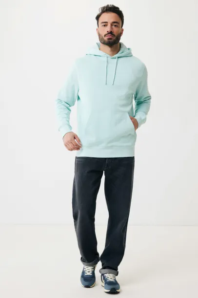  Iqoniq Rila lightweight recycled cotton hoodie - iqoniq crushed mint 