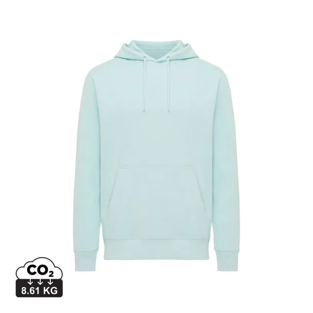  Iqoniq Rila lightweight recycled cotton hoodie - iqoniq crushed mint 