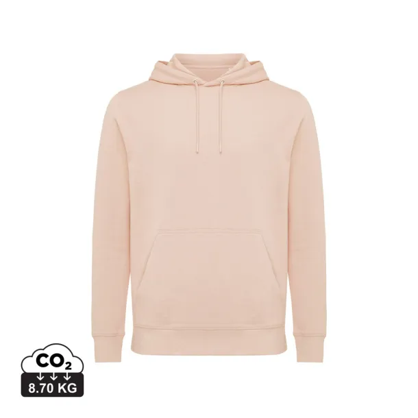  Iqoniq Rila lightweight recycled cotton hoodie - iqoniq peach nectar 