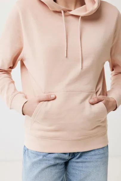  Iqoniq Rila lightweight recycled cotton hoodie - iqoniq peach nectar 