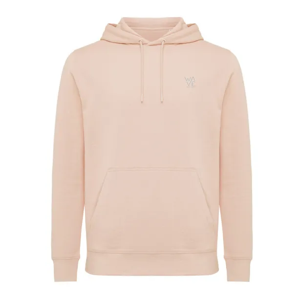  Iqoniq Rila unisex lagani hoodie od recikliranog pamuka, 280 g/m² - iqoniq peach nectar