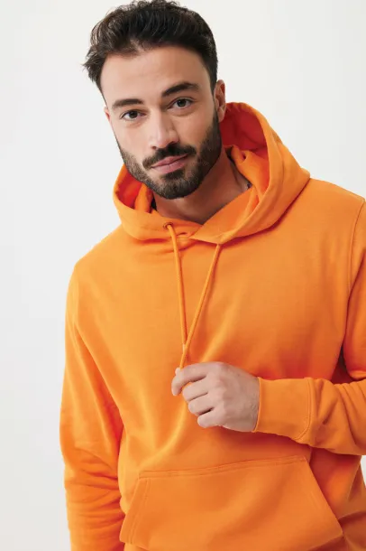  Iqoniq Rila lightweight recycled cotton hoodie - iqoniq orange 