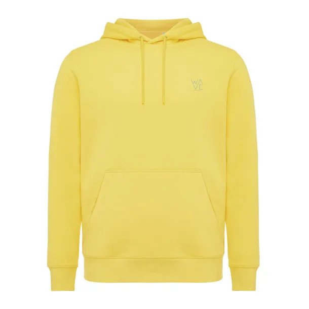  Iqoniq Rila unisex lagani hoodie od recikliranog pamuka, 280 g/m² - iqoniq Žuta
