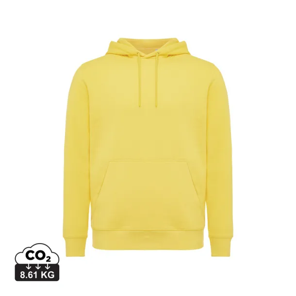  Iqoniq Rila unisex lagani hoodie od recikliranog pamuka - iqoniq yellow 