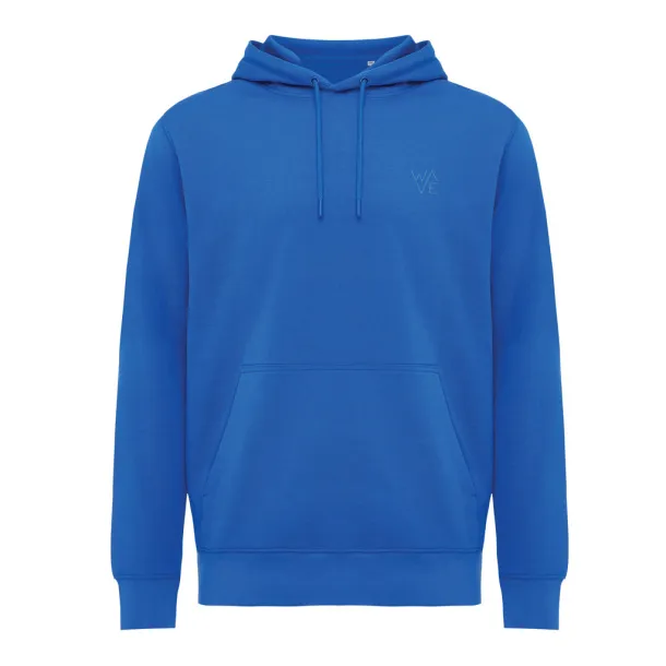  Iqoniq Rila lightweight recycled cotton hoodie - iqoniq blue 