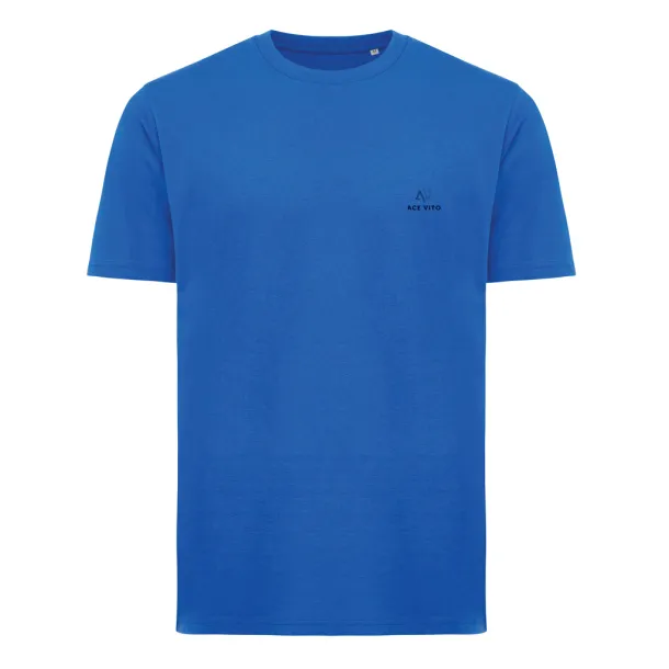  Iqoniq Sierra lightweight recycled cotton t-shirt  - iqoniq blue 