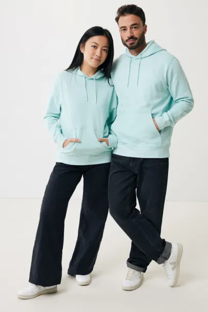  Iqoniq Rila unisex lagani hoodie od recikliranog pamuka - iqoniq crushed mint 