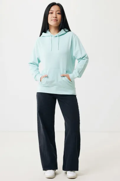  Iqoniq Rila lightweight recycled cotton hoodie - iqoniq crushed mint 