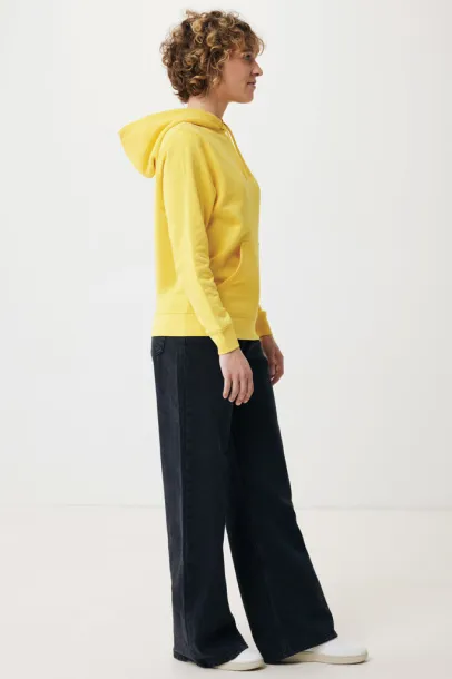  Iqoniq Rila lightweight recycled cotton hoodie - iqoniq yellow 