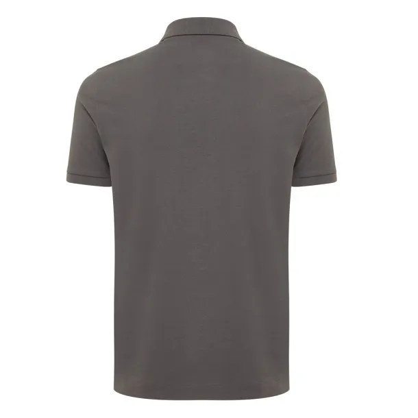  Iqoniq Yosemite recycled cotton pique polo, heather grey - iqoniq grey 