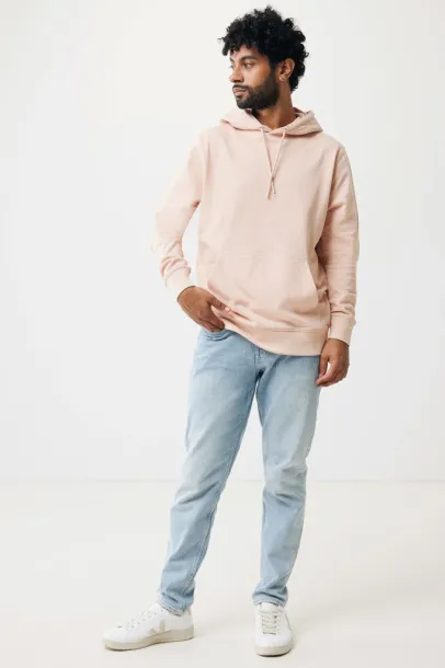  Iqoniq Rila unisex lagani hoodie od recikliranog pamuka, 280 g/m² - iqoniq peach nectar
