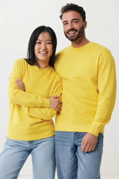  Iqoniq Etosha lightweight recycled cotton crew neck - iqoniq yellow 