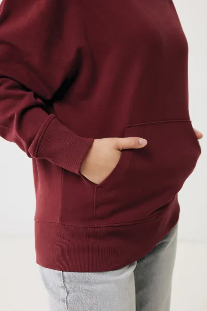 Iqoniq Yoho unisex hoodie od recikliranog pamuka - iqoniq burgundy