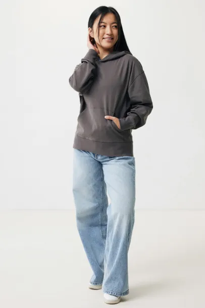  Iqoniq Yoho unisex hoodie od recikliranog pamuka, 340 g/m² - iqoniq anthracite