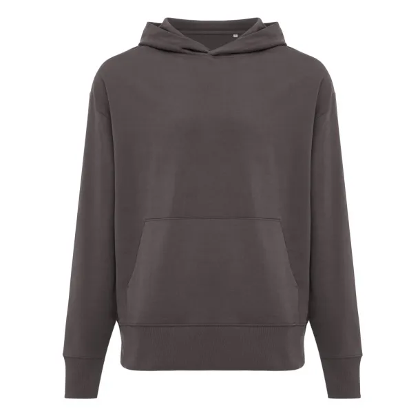  Iqoniq Yoho recycled cotton relaxed hoodie - iqoniq anthracite