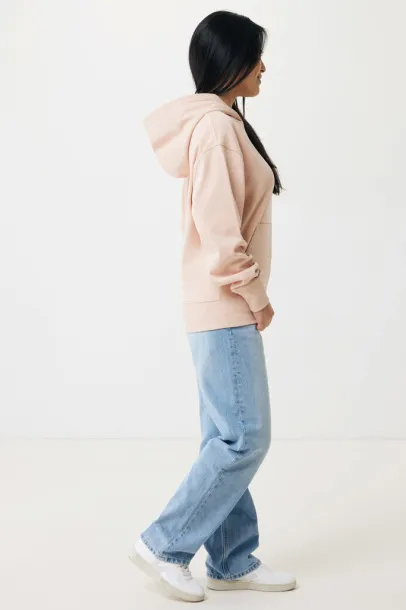  Iqoniq Yoho recycled cotton relaxed hoodie - iqoniq peach nectar 