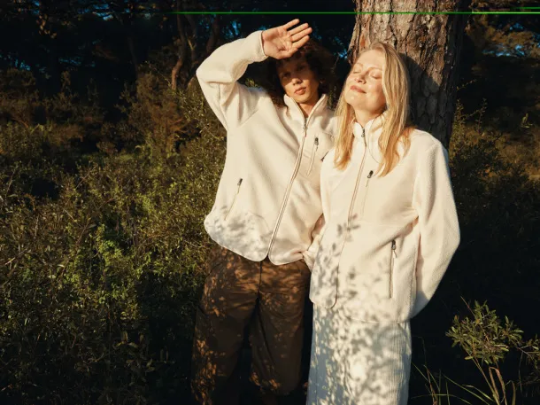  Iqoniq Diran unisex flis jakna od recikliranog poliestera - iqoniq Prirodna