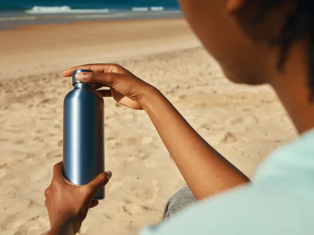  RCS Recycled stainless steel Impact vacuum bottle - XD Collection light blue