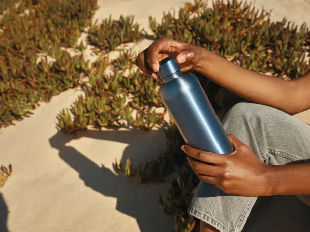  RCS Recycled stainless steel Impact vacuum bottle - XD Collection light blue