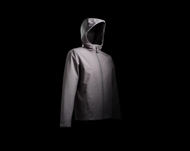  Iqoniq Makalu muška softshell jakna od recikliranog poliestera - iqoniq vulcano heather grey