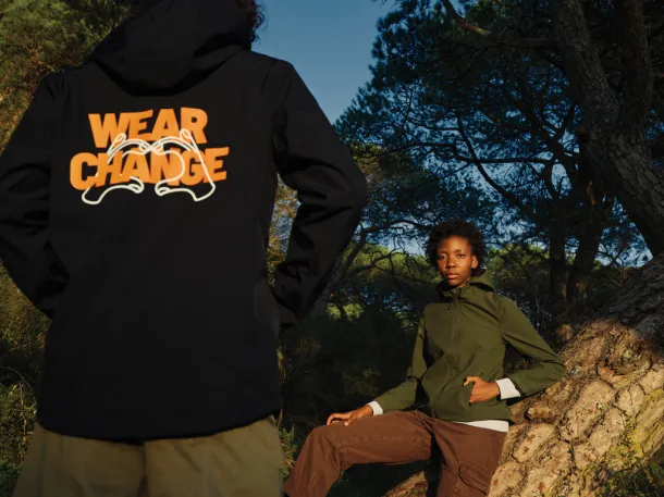  Iqoniq Makalu women recycled polyester soft shell jacket - iqoniq khaki