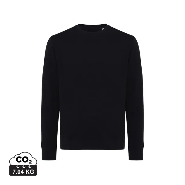  Iqoniq Etosha lightweight recycled cotton crew neck - iqoniq Black 