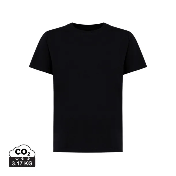  Iqoniq Koli kids lightweight recycled cotton t-shirt - iqoniq Black 