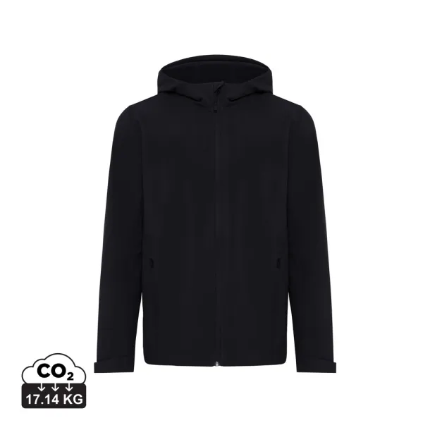  Iqoniq Makalu men recycled polyester soft shell jacket - iqoniq Black 