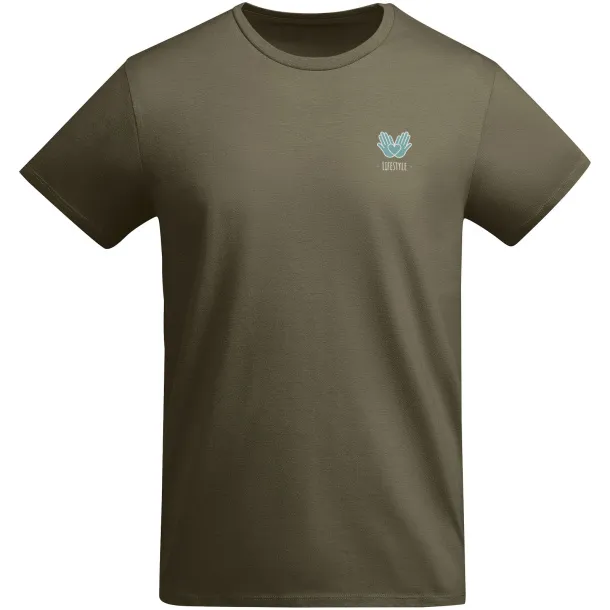 Breda dječja majica kratkih rukava od organskog pamuka - Roly Militar Green