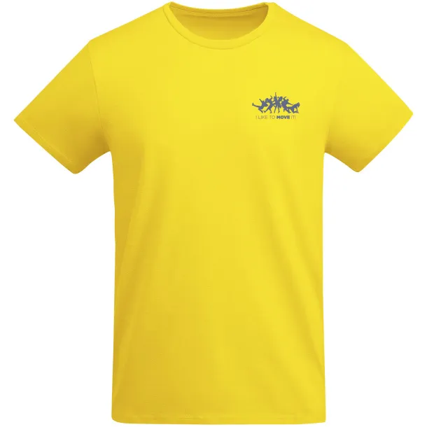 Breda organic cotton short sleeve kids t-shirt - Roly Yellow