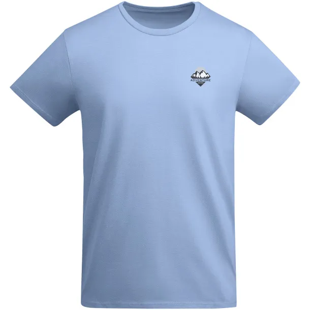 Breda organic cotton short sleeve kids t-shirt - Roly Sky blue
