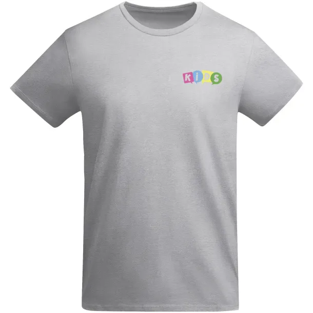 Breda organic cotton short sleeve kids t-shirt - Roly Sport grey