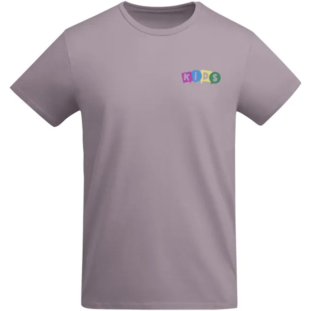 Breda organic cotton short sleeve kids t-shirt - Roly Lavender