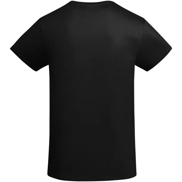 Breda dječja majica kratkih rukava od organskog pamuka - Roly Solid black