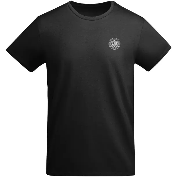 Breda dječja majica kratkih rukava od organskog pamuka - Roly Solid black