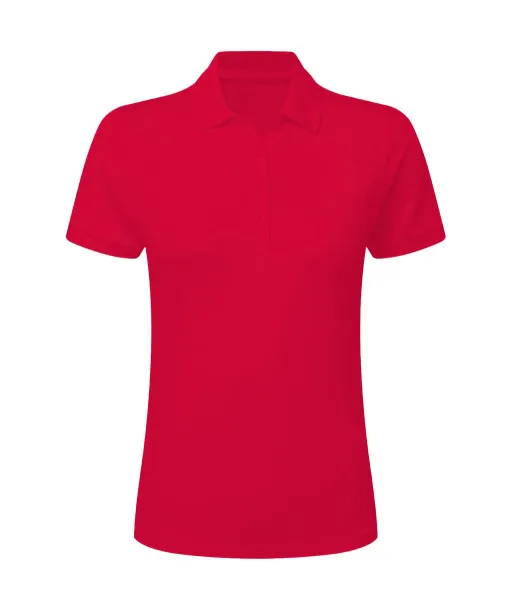  Ženska polo majica s elastinom, 215 g/m² - SG Signature Crvena