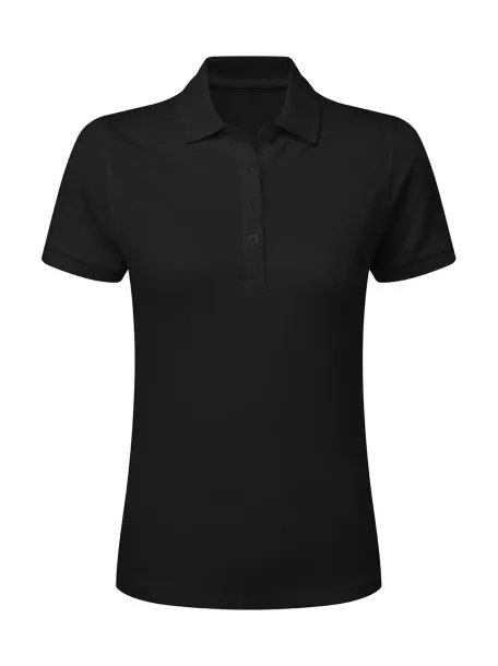  Ženska polo majica s elastinom, 215 g/m² - SG Signature Dark Black