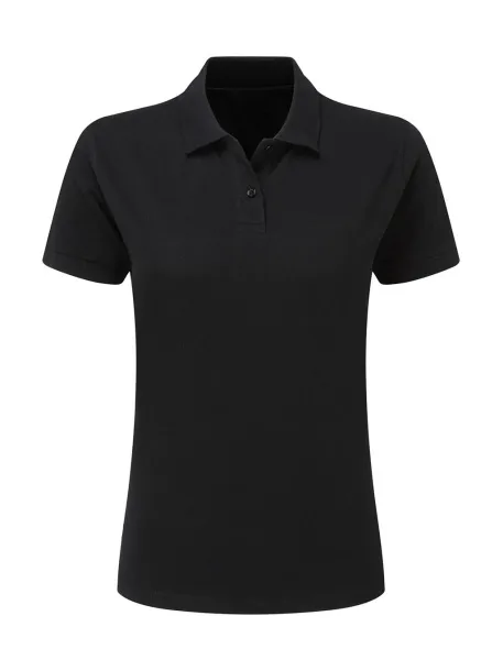  Ženska pamučna polo majica, 180 g/m² - SG Originals Crna