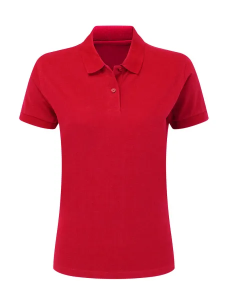  Ženska pamučna polo majica, 180 g/m² - SG Originals Crvena