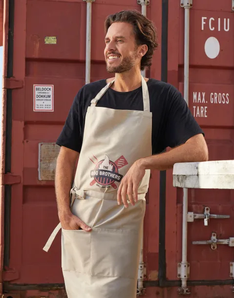  AMSTERDAM Recycled Bib Apron with Pocket - SG Accessories - BISTRO (Ex JASSZ Bistro)