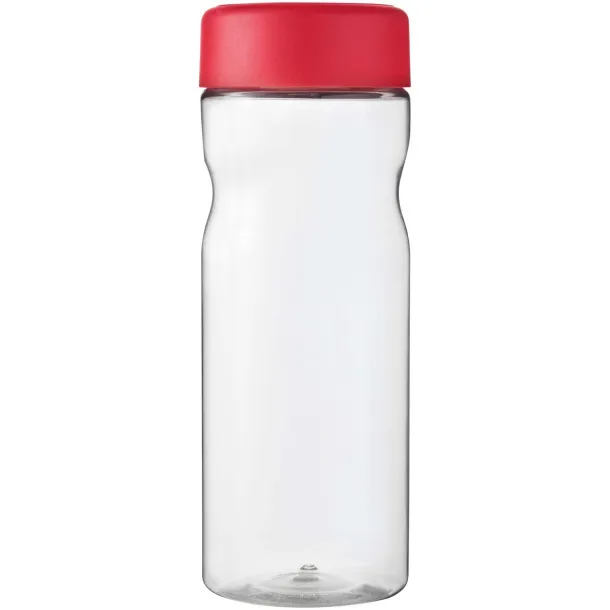 H2O Eco Base 650 ml screw cap water bottle - Unbranded White Red