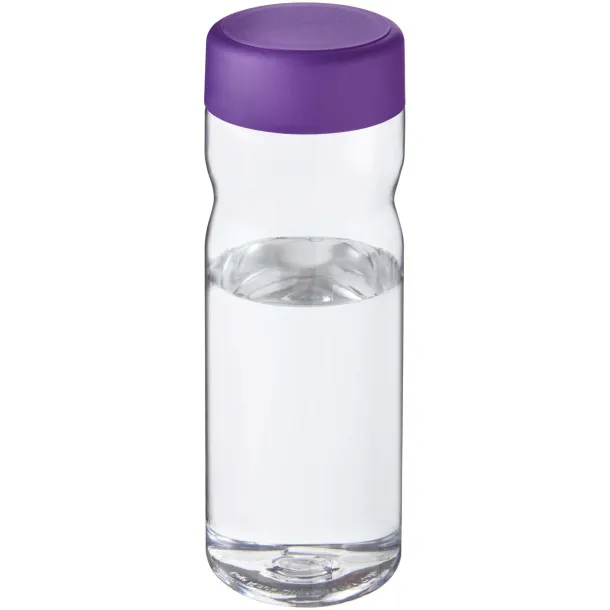 H2O Eco Base 650 ml screw cap water bottle - Unbranded White Purple